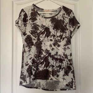 Tie die Hi LO tee